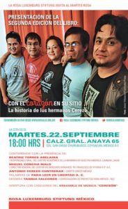 Martes Rosa, Presentación del Libro “Con el corazón en su sitio”
