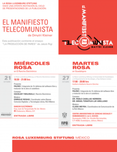 Invitación al Ciclo de Presentaciones de: El Manifiesto Telecomunista