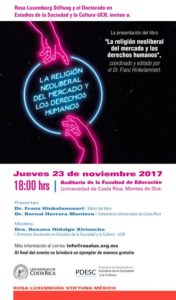Marx200. Presentación del libro: “La religión neoliberal del mercado y los derechos humanos”-Franz Hinkelammert