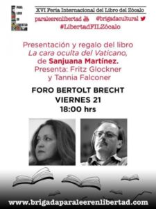 FILZócalo: Presentación del libro “La cara oculta del Vaticano”